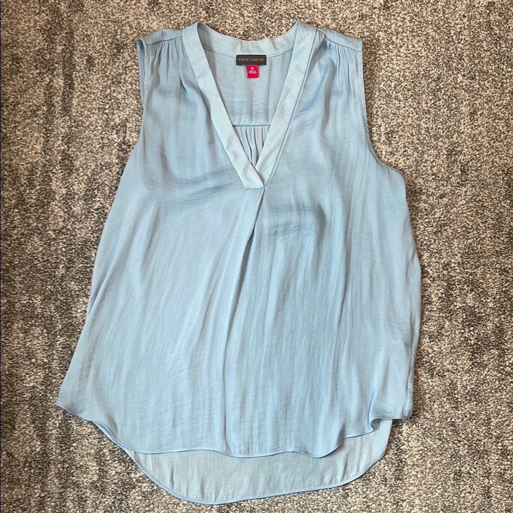 Light Blue Sleeveless Top